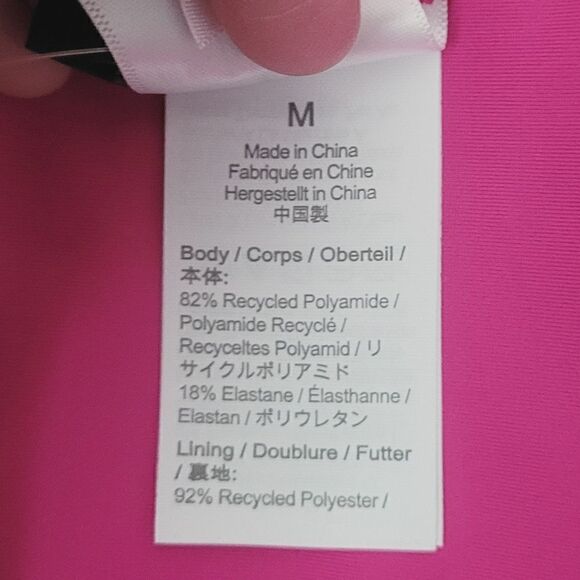 New J.Crew Curved-Waist Cheeky Bikini Bottom in Pink Size Medium NWT - Picture 6 of 9